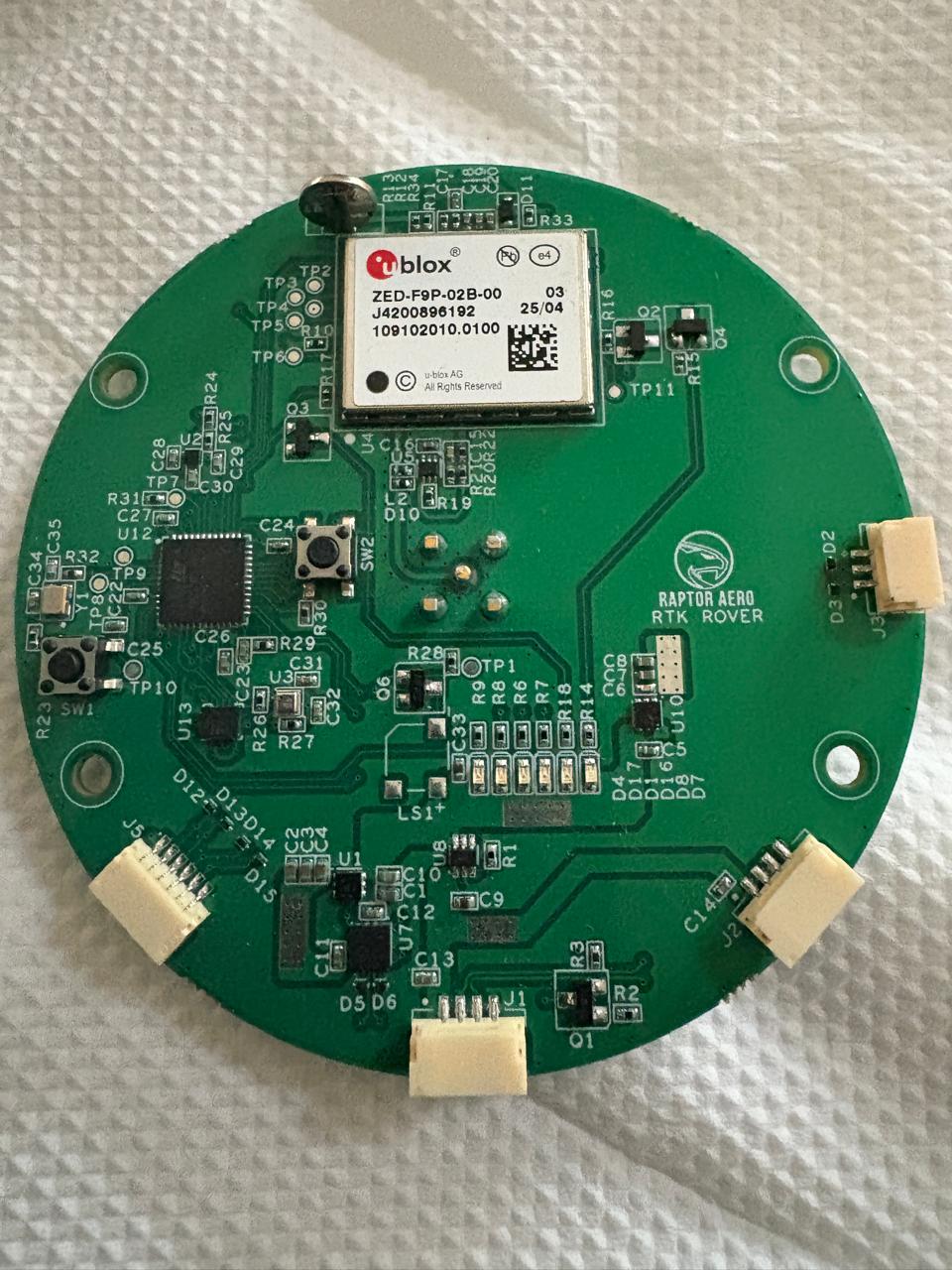 RTK GPS front